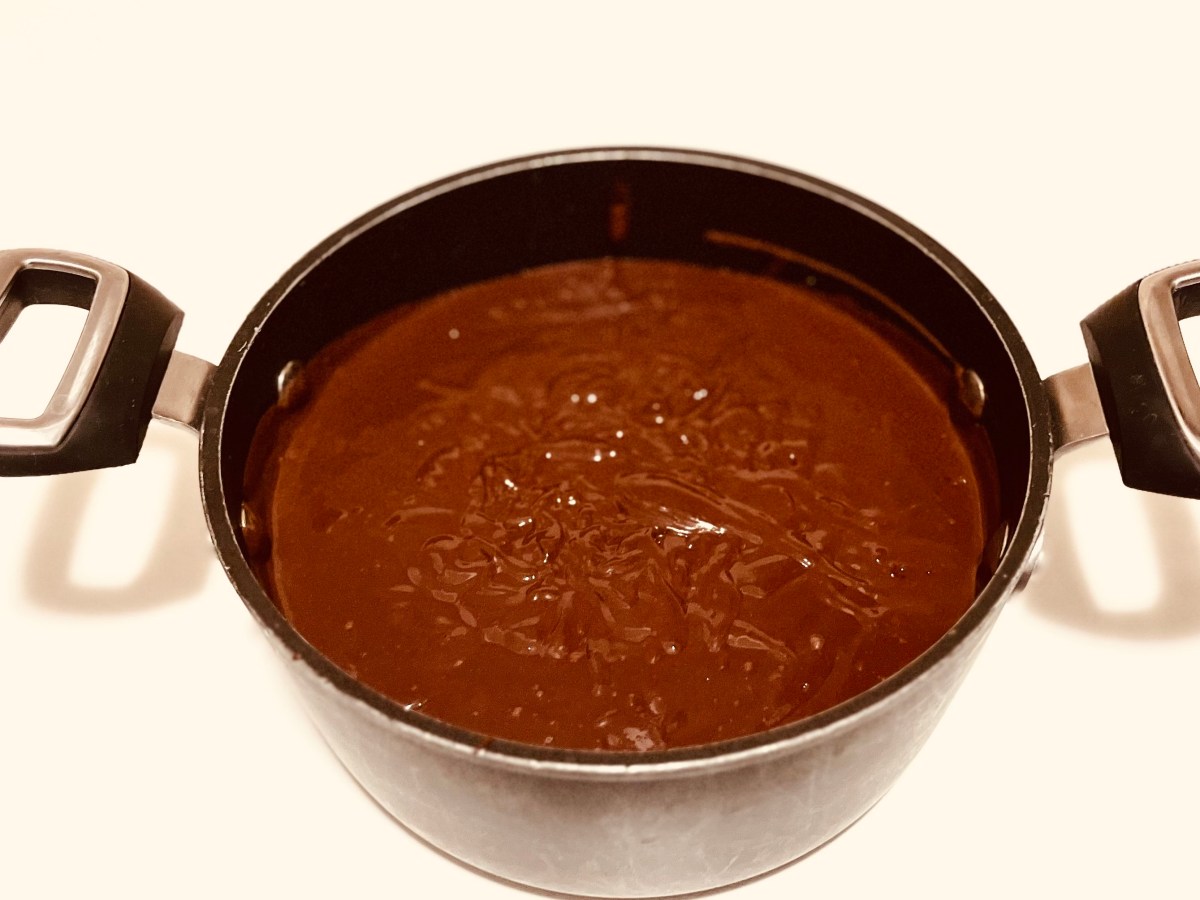 Ganache cremosa al cioccolato&nbsp;fondente